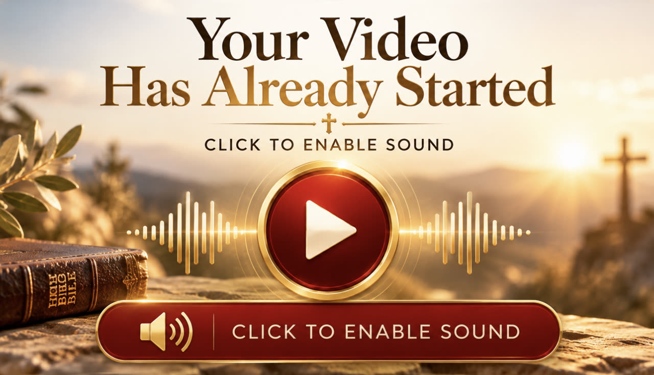 Your video has already started. Click to enable sound.